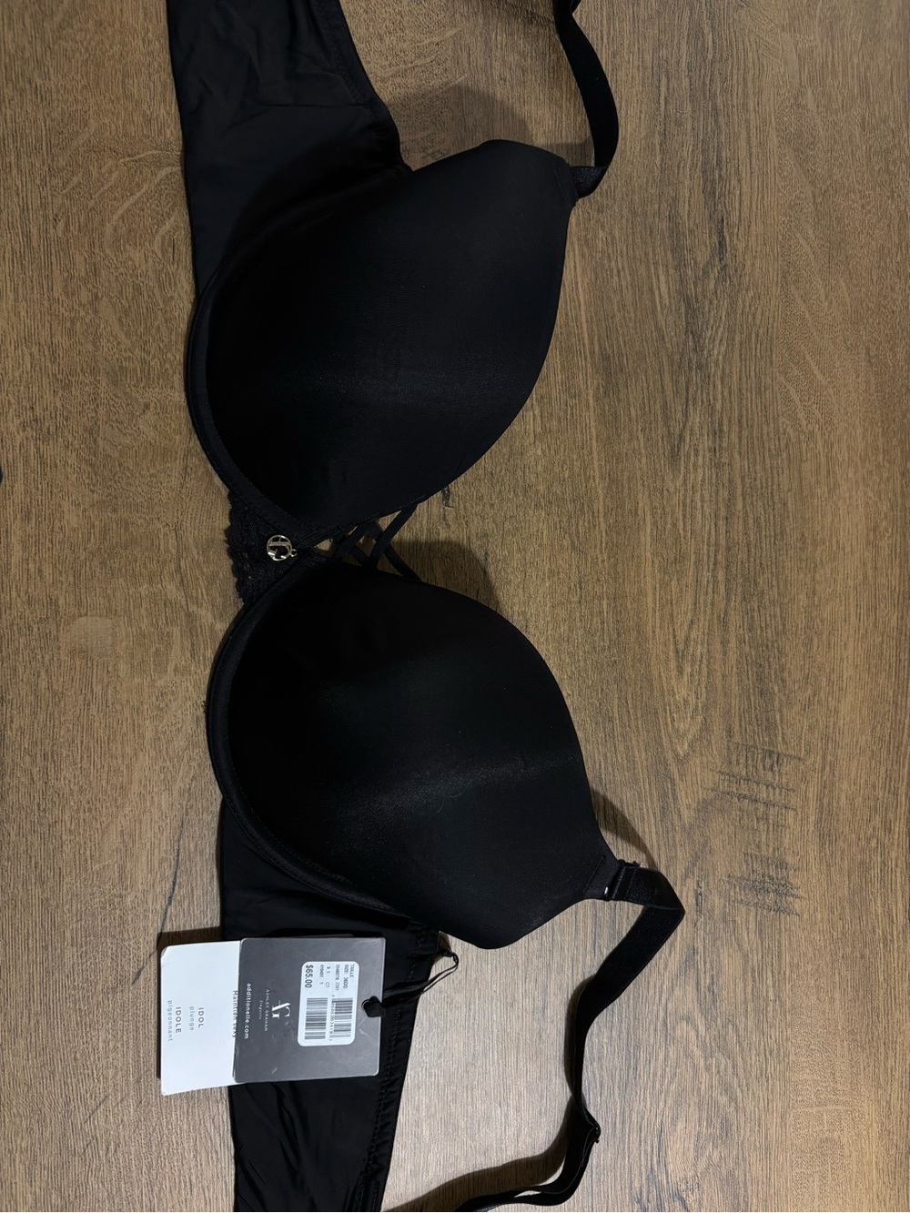 Black New Bra 36DD